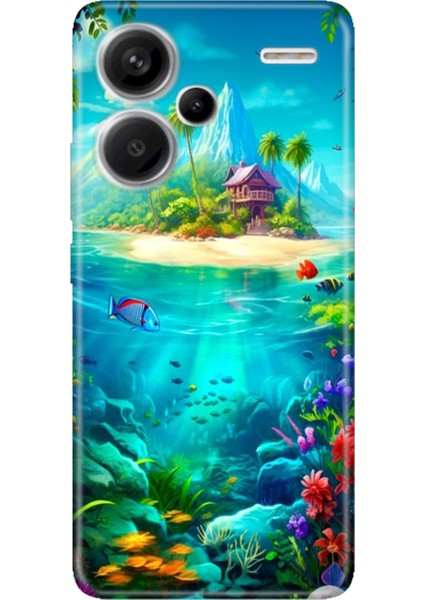 Xiaomi Redmi Note 13 Pro Plus 5g Kılıf Tasarım Outlet Silikon Island