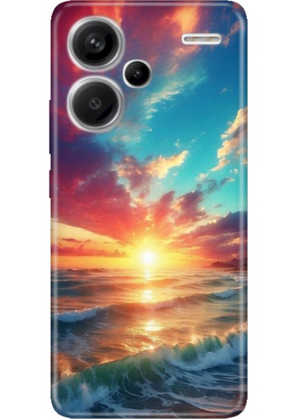 Xiaomi Redmi Note 13 Pro Plus 5g Kılıf Tasarım Outlet Silikon Okyanus