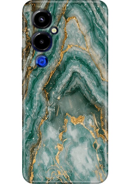 Tecno Pova 4 Pro Kılıf Renkli Temalı Pova 4 Pro Silikon Granit