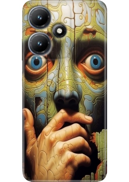 Infinix Hot 30I X669 Kılıf Baskılı Esnek Silikon Kapak Iluzyon