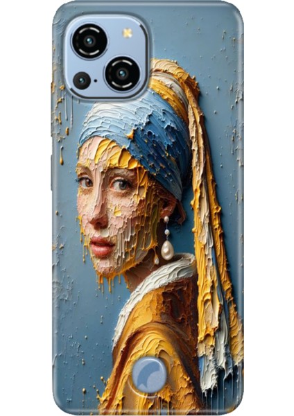 Reeder S23 Pro Max Kılıf Resimli Arka Kapak Silikon Kapak Inciküpeli