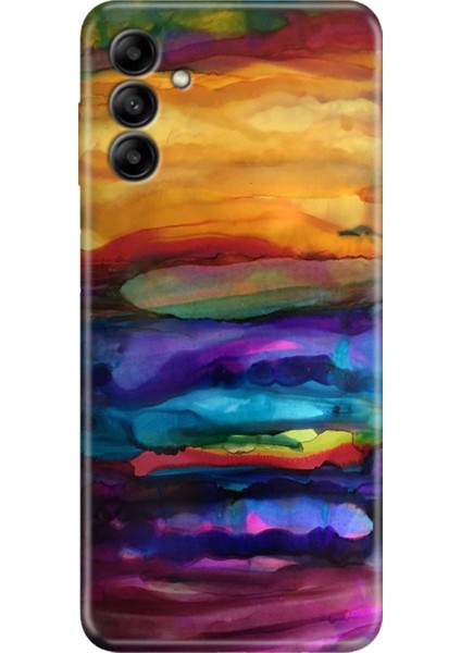 Samsung Galaxy A15 Kapak Kılıf SM-A15 Tasarım Esnek Silikon Sulu Boya