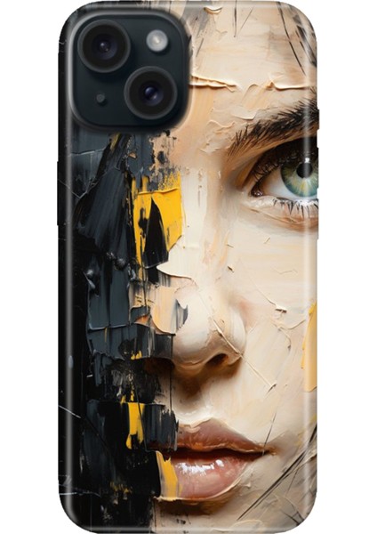 iPhone 15 Uyumlu Kılıf Desenli Kapak Renkli Tpu Uv Beauty