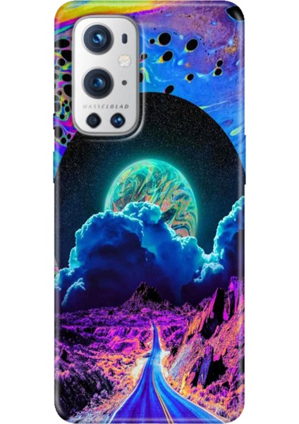 Oneplus 9 Pro Kılıf Desenli Design Silikon Dream Road