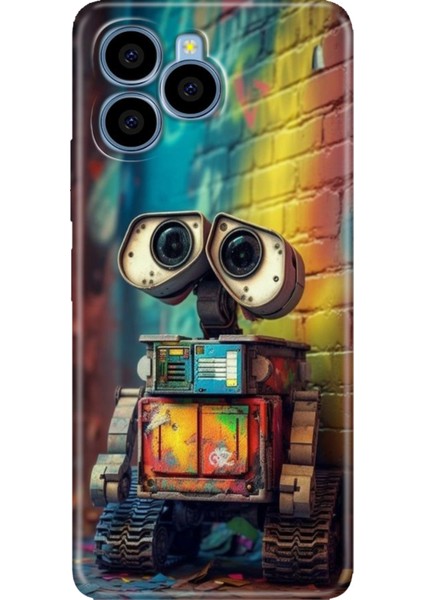 Omix X6 Kılıf Silikon Özel Kapak Robotic