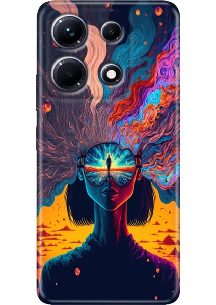 Infinix Note 30 Kılıf Desenli Baskılı Esnek Silikon Kapak Girdap