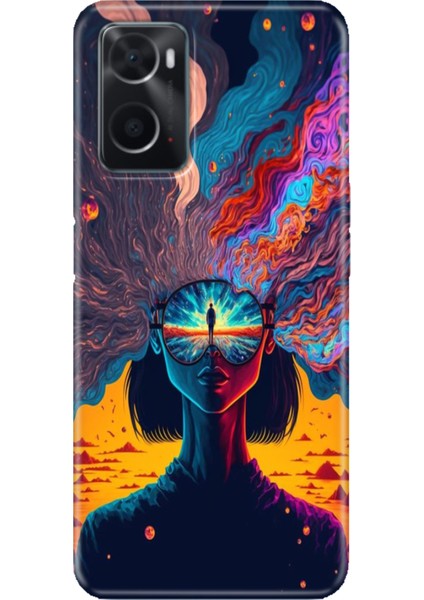 Oppo A76 Kılıf Silikon Tasarım Stok Girdap