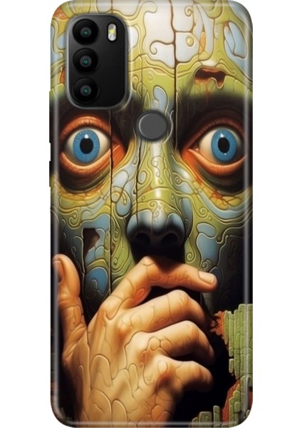 General Mobile Gm 21 Pro Kılıf Baskılı Esnek Silikon Kapak Iluzyon