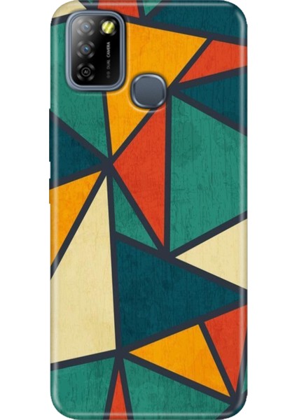 Infinix Smart 5 Uyumlu Kılıf Renkli Smart 5 Silikon Wall