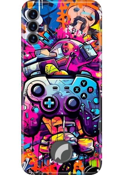 Reeder S19 Max Pro S Kılıf Desenli Tpu Lüks Baskılı Silikon Kapak Gamer