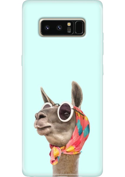 Samsung Galaxy Note 8 Kılıf Renkli Temalı Note8 Silikon Deve