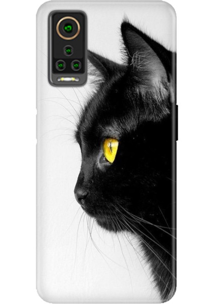 General Mobile Gm 22 Pro Kılıf Hd Desenli Esnek Silikon Kedi Bakışı