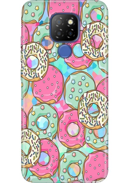 General Mobile Gm 20 Kılıf Desenli Silikon Case Uv Donut