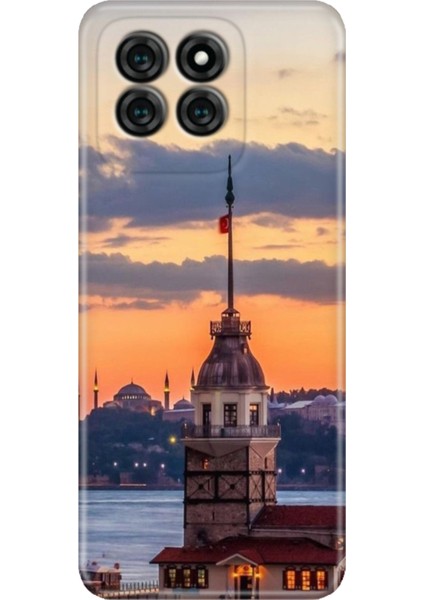 Reeder S71 Kılıf Desenli Kapak Renkli Tpu Uv Kız Kulesi