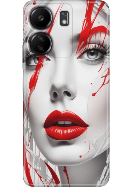 Xiaomi Redmi 13C - Poco C65 Kılıf Renkli Esnek Silikon Lady