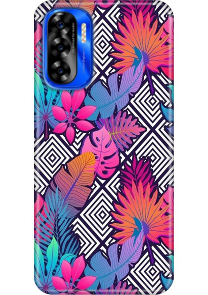 Reeder P13 Blue 2022 Kılıf Trendi Cover Silikon Cover Botanik