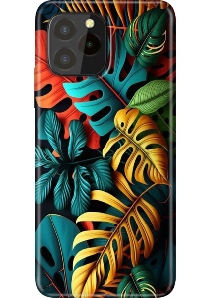 Oukitel C21 Pro / Plus Uyumlu Kılıf Desenli Silikon Renkli Tpu Uv Renkli Orman