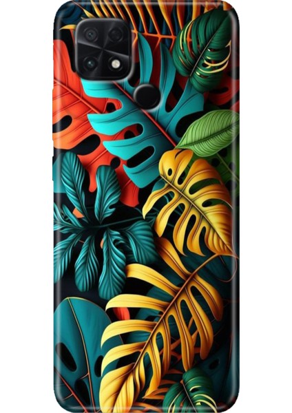 Poco C40 Kılıf Renkli Temalı Silikon Renkli Orman