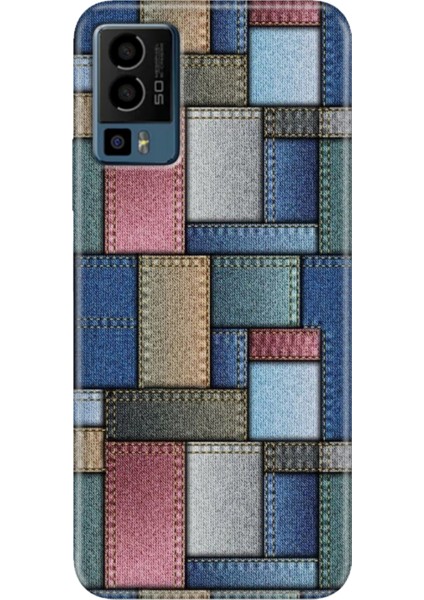 General Mobile Gm 23 Kılıf Desenli GM23 Silikon Case Uv Jean Pattern