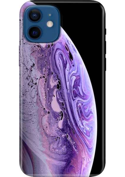 Apple iPhone 12 Kılıf Renkli Baskılı Silikon World