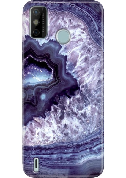 Tecno Spark 6 Go Kılıf Desenli Kapak Renkli Ermer Elmas