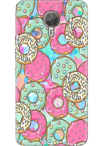 General Mobile Gm 5 Plus Kılıf Desenli Trend Silikon Donut