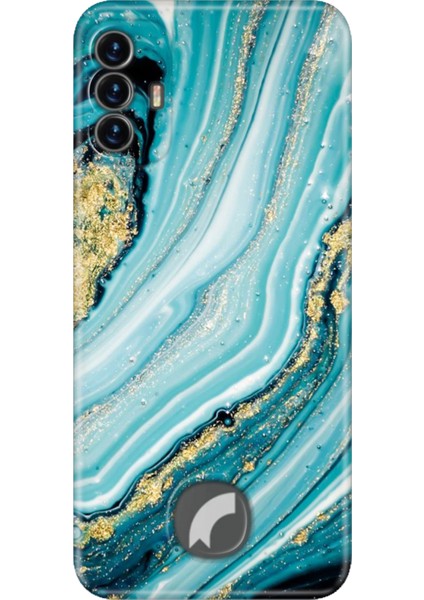 Reeder S19 Max Pro S Kılıf Silikon Tema Baskı Uv Simli Taş