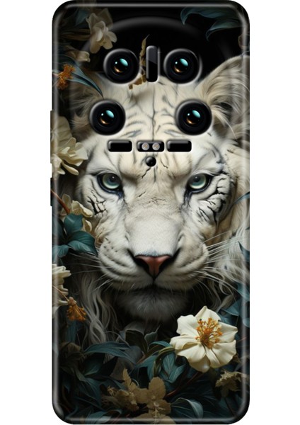 Xiaomi Mi 14 Ultra Kılıf Renkli Rubber Desen Silikon Aslan