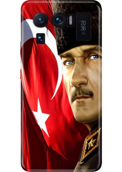 Xiaomi Mi 11 Ultra Kılıf Desenli Outlet Silikon Mustafa Kemal