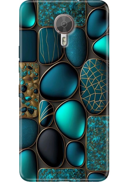 General Mobile Gm 5 Plus Kılıf Desenli Trend Silikon Marble