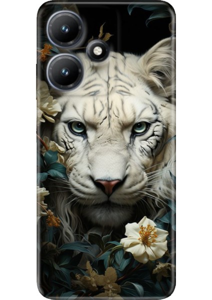 Infinix Hot 30 Kılıf Baskılı Esnek Silikon Kapak Aslan