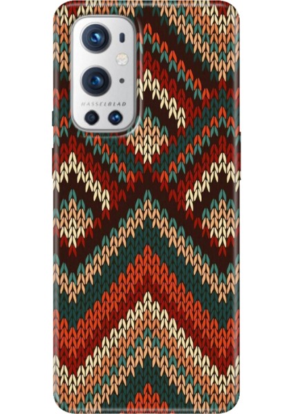 Oneplus 9 Pro Kılıf Desenli Design Silikon Zikzak
