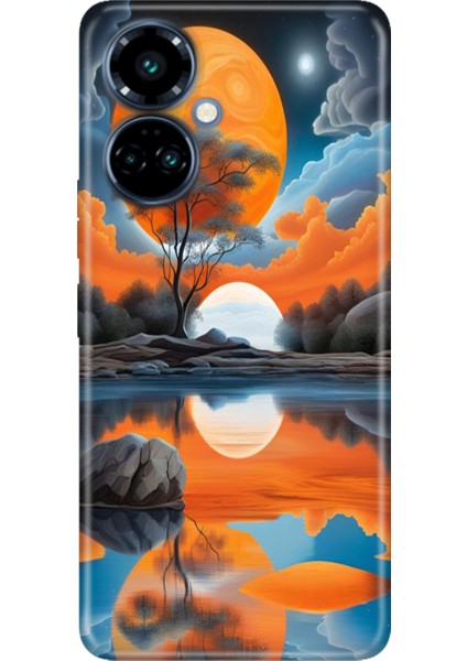 Tecno Camon 19 Pro Kılıf Renkli Temalı (CI8N) Uyumlu Silikon Afrika