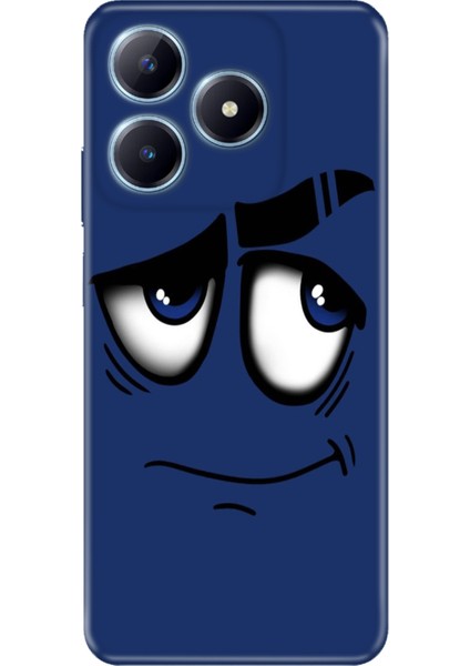 Realme C63 Kılıf Renkli Baskılı Silikon Acaba