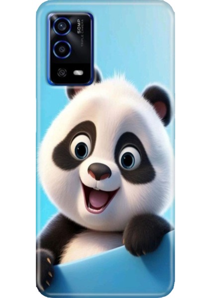 Oppo A55 4g Kılıf Silikon Tasarım Stok Panda