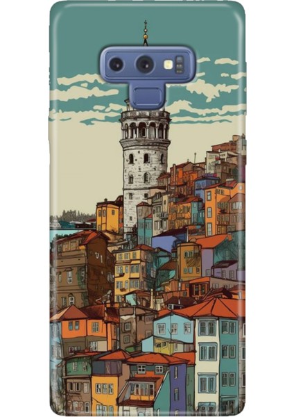 Samsung Galaxy Note 9 Kılıf Renkli Esnek Silikon Galata