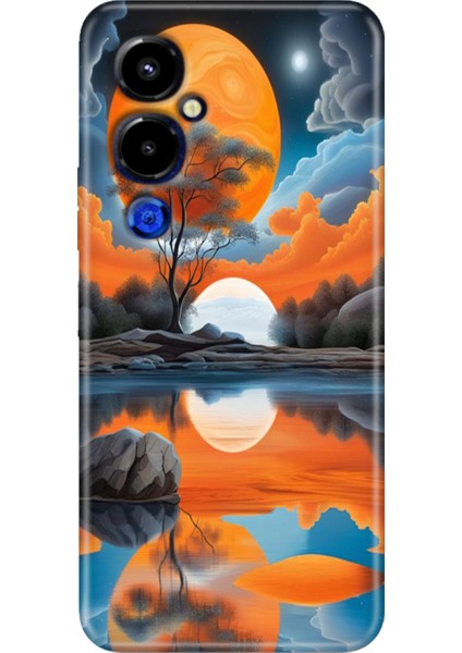 Tecno Pova 4 Pro Kılıf Renkli Temalı Pova 4 Pro Silikon Afrika