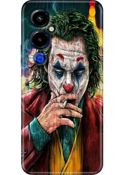 Tecno Pova 4 Pro Kılıf Renkli Temalı Pova 4 Pro Silikon Jokker