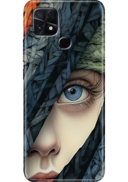 Poco C40 Kılıf Renkli Temalı Silikon Siluet