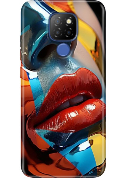 General Mobile Gm 20 Kılıf Desenli Silikon Case Uv Makyaj