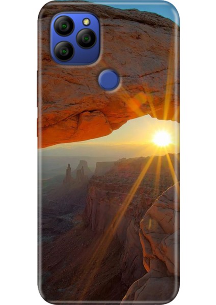 General Mobile Gm 21 Kılıf Baskılı Silikon Case Uv Sun