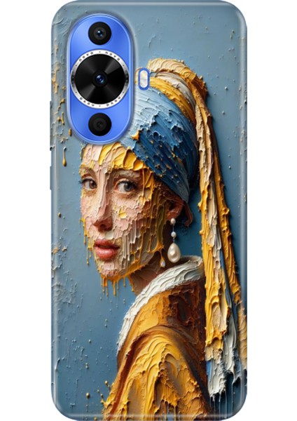 Huawei Nova 12S Kılıf Desenli Kapak Renkli Tpu Uv Inciküpeli