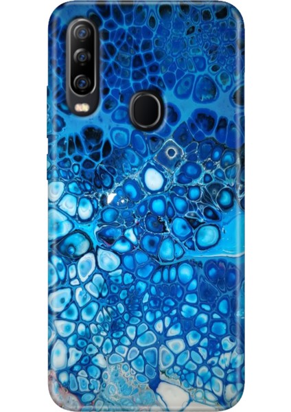General Mobile Gm 20 Pro Kılıf Baskılı Silikon Case Uv Derin Mavi