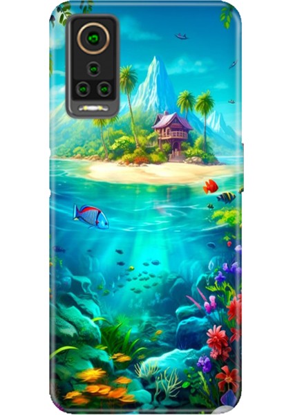 General Mobile Gm 22 Pro Kılıf Hd Desenli Esnek Silikon Island