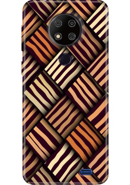 Reeder P13 Blue Max 2020 Kılıf Desenli Kapak Silikon Cover Leo