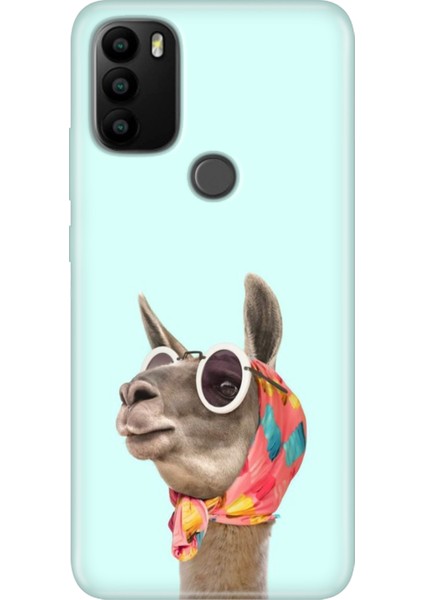 General Mobile Gm 21 Pro Kılıf Baskılı Esnek Silikon Kapak Deve