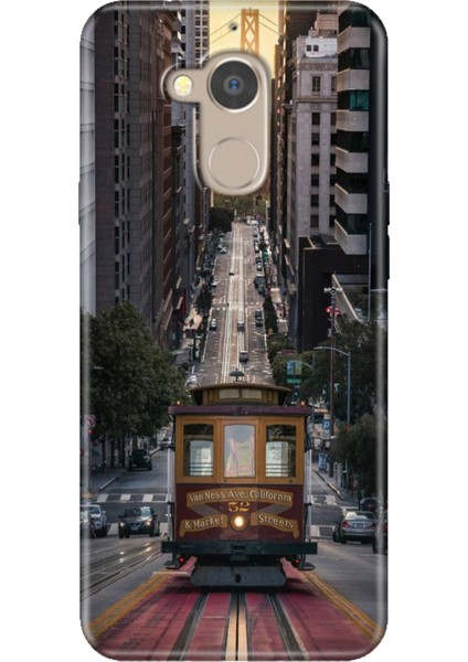 General Mobile Gm 8 Uyumlu Kılıf Desenli Silikon Renkli Tpu Uv California