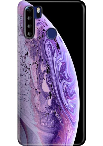 Reeder P13 Blue Max Kılıf Desenli Kapak Baskı Uv World