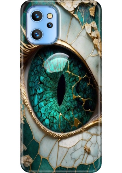 Reeder S19 Max Pro Kılıf Desenli Temalı Baskılı Silikon Kapak Tanrıça Gözü