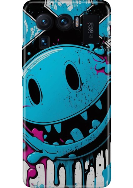 Xiaomi Mi 11 Ultra Kılıf Desenli Outlet Silikon Vintage Wall